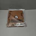 CCMAO Case for iPad (A16) 11th/10th Generation(2025/2022), iPad 10th Case with Kickstand & Pencil Holder, Heavy Duty Shockproof Hybrid Three Layer Protective Cover for Women, Light+Dark Coffee