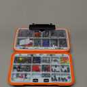 TOPFORT 187/343pcs Fishing Accessories Kit, Organized Fishing Tackle Box with Tackle Included, Fishing Hooks, Fishing Weights Sinkers, Fishing Gear and Equipment, Fishing Gift for Men