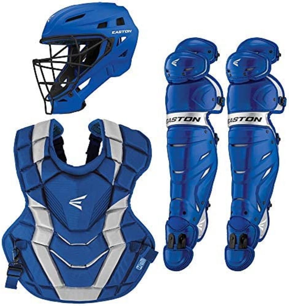 Easton | ELITE X 2.0 Catcher's Set |  Intermediate | Ages 13-15, Blue