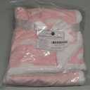 American Baby Company Heavenly Soft Chenille Sherpa Receiving Blanket (30" x 35"), 3D Pink, Warm and Cozy for Boys and Girls, Ideal for Baby Carrier, Stroller, and Travel