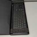 Wireless Keyboard, 2.4G USB Slim Silent Cordless Keyboard for Windows Chrome Laptop Computer PC Desktop Notebook Chromebook, 12 Multimedia Keys, Fn Lock, 110 Keys Full Size with Number Pad - Black