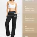 SEVEGO Tall Women's 32/34/36 Inseam Wide Leg Yoga Pants High Waist Stretch Dress Casual Long Sweatpants with Pockets (Black, L)