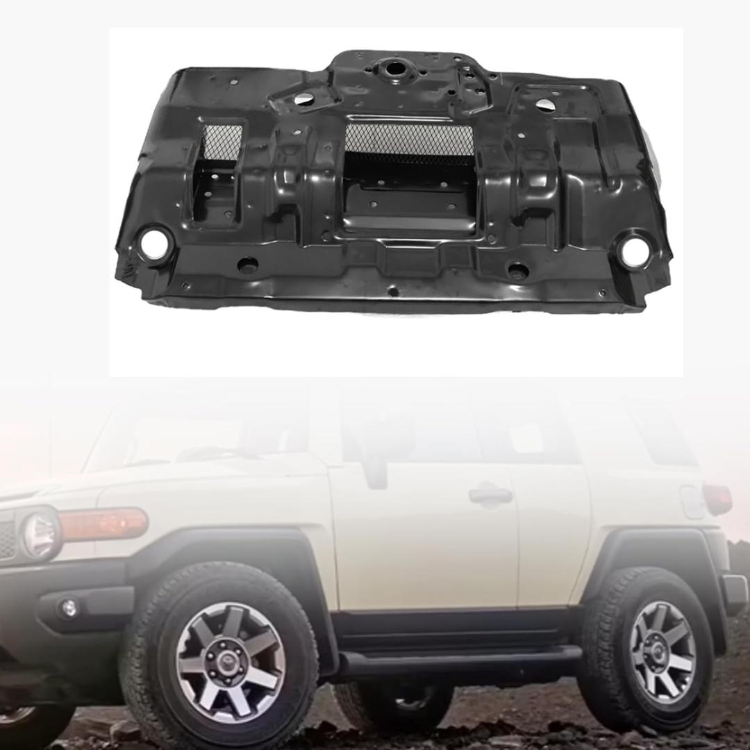SecosAutoparts Under Engine Cover Splash Skid Plate Compatible with Toyota 4 Runner FJ Cruiser 2009-2023 Replace# 5140560210, 51405-60210