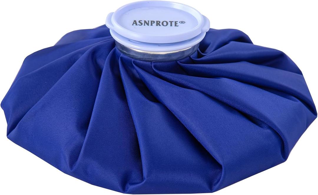 Reusable Ice Pack Ice Bag for Injuries Hot Water Bottle Hot Water Bag refillable ice Pack for Head,Teeth,Knees,Hand,Ankle,Foot,Face Injuries,Pain Relief 11Inch