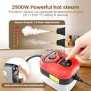 Saker Handheld Steam Cleaner for Home,6-Level Adjustable Steamer for Cleaning,Portable Steam Cleaner,Steamer for Cleaning with 1200ML Water Tank,Suitable for Kitchen,Bathroom,Living Room