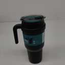 REDUCE Chiller Vacuum Insulated 40 oz Tumbler with Spill-Proof Silicone Straw - Sustainable Tritan Lid with Water Intake Markers - Soft Sit Base Travel Mug - Dishwasher Safe - Phantom