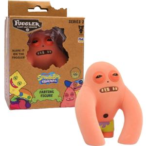 Fuggler Series 2 Farting Figures Sensor-Activated Noisy Collectible Figure with Hidden Sound Surprise Creepy Expressions Weird Fun (Patrick)