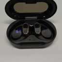 Wireless Earbuds, 2025 Bluetooth 5.4 Headphones Sport, Bluetooth Earbuds with ENC Noise Canceling Mic, 50H Stereo Wireless Headphones IP7 Waterproof with Earhooks, Dual LED Display for Workout/Running (Light Black)