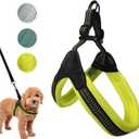 Sporn Easy-Fit Mesh Dog Harness Large Sized Dog, Yellow Soft Fabric Nylon No Choke Dog Harness Large Size Dog, Breathable & Easy Dog Walking Harness, Provides to Large Breeds