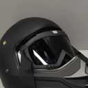 ROOZO Youth Dirt Bike Helmet DOT Certified - Full Face Motorcycle Helmet for Off-Road, ATV, Street Riding, Includes Adjustable Goggles & Protective Gloves (X-Large, BLACK)