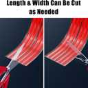 Edge Corner Protector Baby Proofing, Self-Adhesive Soft Strip Sharp Edge Protective Bumper Guards for Child Safety, Cabinet Door Desk Glass Table Bed Window Wall, 1.18INx5FT, Transparency