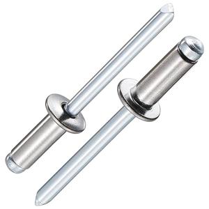 Wensilon (250Pcs) 3/16"x1/2" stainless steel blind pro Rivets,Steel handle and stainless steel mandrel
