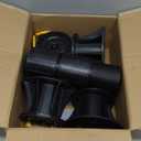 4 Pack Bed Support Legs, 8.5-13 Inch Adjustable Height Bed Center Slat Support, Under Bed Frame Replacement Post, Heavy Duty Bed Reinforcement Parts Kit for Wooden Furniture Cabinet Board