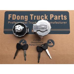 Fuel Tank Cap Zinc Alloy with 2 Keys Replacement Fit for Isuzu NPR, HPR-HD, NQR,NRR,GMC,W Series Isuzu Elf Truck NPR HD NKR NHR FSR FRR 1995-2007 Replaces 8-94160028-0