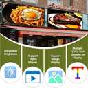 P3 Programmable LED Sign 40"x17" Full Color Outdoor Digital Message Board WiFi Control, IP65 Waterproof, 5000cd Brightness, Scrolling Text/Image/Video Display for Business Store Restaurant Advertising