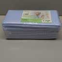 GREEN LIFESTYLE Washable Underpads - Large Bed Pads for use as Incontinence Bed Pads, Reusable Pet Pads, Great for Dogs, Cats, Bunny, Seniors Bed Pad (Pack of 6 - 30x34) (Blue/White)