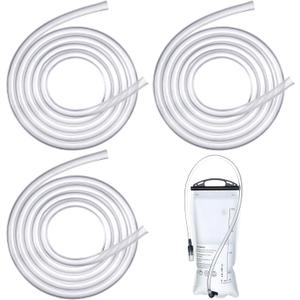 Pangda 3 Pcs Hydraulics Reservoir Hose Replacement Hydration Non Kinking Drink Tube 59 Inches Long Drinking Tubes Bite Bottle Water Bladder Hose for Sports Bladder Backpack System Packs