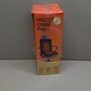 Heated Seat Cushion for Office - 12V Chair Heating Pad - Thick Seat Warmer wiht 7 Temp Levels & 12H Timer- Fast Heated Cover for Back,Hips Etc.Gift PackagingBlack