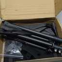 Projector Stand Tripod Adjustable, Laptop Height from 23.5 to 46.5 inches with Gooseneck Phone Holder, Floor for Office, Home, Stage, Studio, DJ Racks Holder Mount, 23.5inch-46.5inch