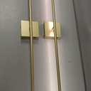 KDG Cordless Wall Sconces Set of 2, Wireless 5200mAh Rechargeable Battery Operated LED Wall Lamps with Remote, 360 Rotate Lightings for Wall Painting, Bedroom, Hallway, Night Light 31.5 inch (Gold)