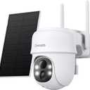 Cinnado Security Cameras Wireless Outdoor-2K Cameras for Home Security Outside Solar/Battery Powered 2.4G WiFi, 360 Color Night Vision,2 Way Audio, PIR Human Detection, Compatible with Alexa