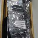 AX WABER Ceiling TV Mount with Power Outlet for 27-65 inch Flat Screen Displays, Max VESA 400x400mm, Hang Adjustable Ceiling TV Bracket Fits Most LCD LED TVs, Pole Ceiling Mount Holds up to 110lbs