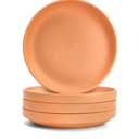 Suwimut 4 Pack Terracotta Plant Saucer Pots Tray, 9 Inch Large Round Planter Saucers for 8 Inch 8.5 Inch 9 Inch Flower Pot with Drainage Hole, Clay Drip Tray for Indoor & Outdoor Plants