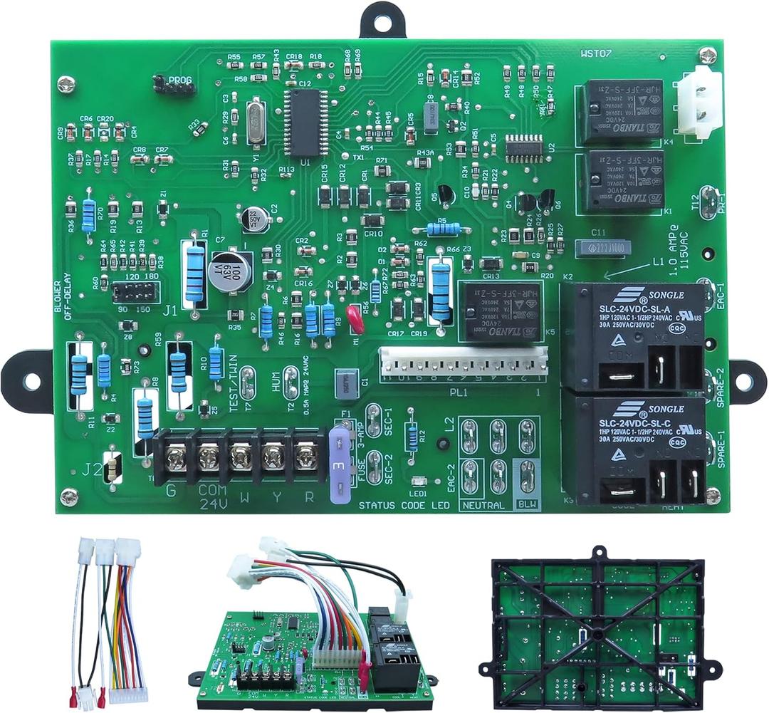 Upgrade ICM282A Furnace Control Board Module Compatible with Carrier HK42FZ013, HK42FZ004, HK42FZ007, HK42FZ008, HK42FZ009, HK42FZ011, HK42FZ016, HK42FZ034, 325878-751 Series Control Board