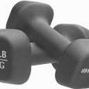 Passer Neoprene Dumbbell Pairs Hand Weights Set of 2 (Each 1.1/2.2/4.4/6.6/11 Lbs), Anti-Roll Square,Small Dumbbells for Women Men Arm Weights - Yoga, Pilates, Gym, Home - Strength Training, Workout