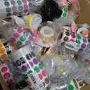 10000 Pieces 3/4 Inch Round Color Coding Labels Roll Adhesive Solid Colors Dot Stickers Assorted Colored Circle Stickers for Inventory Organize, File Classification, 10 Colors