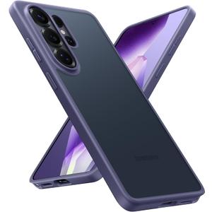 TORRAS for Samsung Galaxy S26 Ultra Case, [12FT Military-Grade Protection] Slim Case for Samsung S26 Ultra Case Thin, Matte Translucent Purple, Thin, 6.9'' Guardian Series