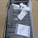 Lounge Chair Outdoor, Chaise Lounge Outdoor, HDPE 6-Position Lounge Chair for Outside, Patio Lounge Chair with Wheels & Cup Holder for Pool Poolside Deck Backyard, Darkgrey (Minimalist-1Pack)