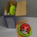 4 in 1 Musical Jump, Toss Ring Game, Baseball Toys and Stomping Launch Rocket Launcher for Kids Toys & Games with Remote, Indoor Outdoor Toys for Kids Ages 4-8 3-5 Baseball Party Favors Birthday Gift