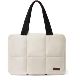 LOVEVOOK 15.6 inch Laptop Bag for WomenBriefcase Computer Bag Puffer Tote