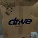 Drive Medical Lightweight Folding Transport Wheelchair - Reliable Mobility Support - Durable Steel Frame - Swing-Away Footrests - Compact Travel Design - Silver, Pack of 1