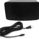 3-Foot Power Cord - Compatible with Sonos Speakers: Five, Play 5, Beam, Ray, Arc, Amp, Playbase, Sub Gen 3 & Mini - Black