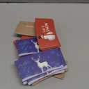 60pcs Christmas Coffee Cup Hot Chocolate Cup Sleeves,Fits 12 oz to 20 oz,with 5 Different Custom Xmas Designs,for Christmas Hot Chocolate,Coffee,Cocoa,Tea or Cold Beverage