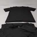 Real Essentials 5 Pack Mens Active Quick Dry Mesh Crew Neck T Shirts | Athletic Short Sleeve Tee (Large)