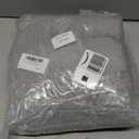 Vctops Boho Cotton Quilted Couch Cover Soft Embroidered Sofa Cover Non-Slip Dog Bed Cover Scalloped Sofa Slipcover Washable Furniture Protector Cover (Light Grey,28"x70")