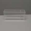 Multi-functionalEmpty Acrylic Mahjong Case for 1.2 x 0.9 x 0.5 Inch Tiles, Fits 200 Mahjong Tiles, Clear Display and Storage Box, for Home, Travel, and Social Gatherings, Case Only