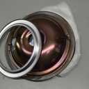 Burner Drip Pans 2 Large 8'' WB32X10013 & 2 Small 6'' WB32X10012 Chrome Drip Pan Set Fits for GE Hotpoint Electric Stove Top - Include 2 Pcs 6'' Drip Pan/Ring and 2 Pcs 8'' Drip Pan/Ring by AMI PARTS