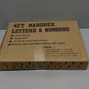 Ledido 4FT Marquee Light Up Letters, 34 Colors Changing Marquee Letter 4 Feet Tall with Remote, Big Letters for Party Wedding Graduation Birthday Decorations, Large Light Up Letter Y