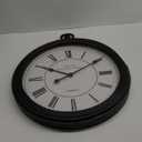 DI CA 24" E2 BLACK WALL CLOCK