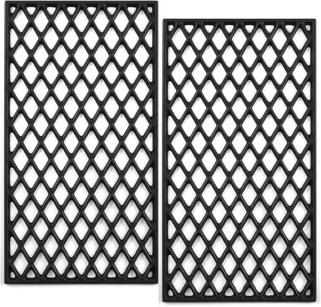 PB600PS1 Grill Grates Replacement Parts for Pit Boss Pro Series 600 Grill Grates Replacement Pitboss Gen 2 Pro Series II 600 Grill Parts 600PS1 10740 2582826 Cooking Searing Grids Grates 19 2/5"L