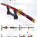 Cold Blade Katana Sword - 41 inches Katana Replica with Holster Belt and Display Stand - Sword with Authentic Design