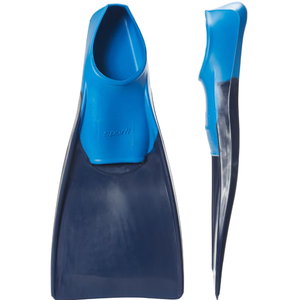 Sporti Long Blade Swim Fins with Flexible Foot Pocket for Improved Fit, Size Men 8-9, Women 9-10