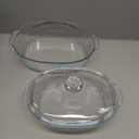 M MCIRCO 4-Piece Glass Casserole Baking Dish, Set of 2 Casseroles With Glass Lids, 1.9 Qt and 3 Qt