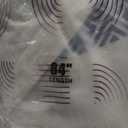 jinchan Linen Blend Boho Curtains for Living Room, 84 Inch Long Blue Printed on Beige Retro Farmhouse Bohemian Geometric Striped Drapes, Light Filtering Back Tab Curtains 2 Panels (50"W x 84"L, Pack of 2)