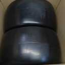 GICOOL 11x6.00-5 Flat Free Zero Turn Mower Tire and Wheel, 11x6-5nhs Riding Mowers Lawn Tire and Wheel with 3/4" Bearing, 5.8" -8" Centered Hub, 2 Pack