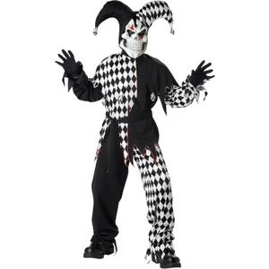 Kids Dark Jester Costume (Large)